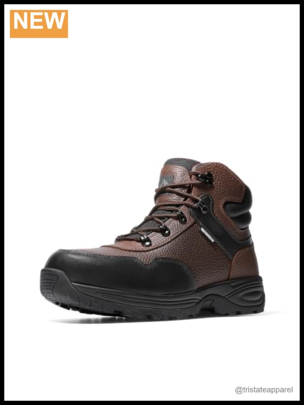 Steel Toe Work Boots Waterproof Leather Slip Resistant Safety Boots